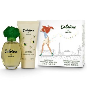 CABOTINE DE GRES – Colonia / Perfume – Eau de Toilette Natural Spray 50 ml + Perfumed Body Lotion 50 ml