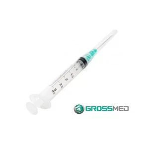 Jeringa 3ml 21g x 1 1/2 – Grossmed