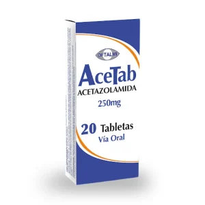 Acetab Acetazolamida Tabletas 250mg x 20 Tabletas – Oftalmi