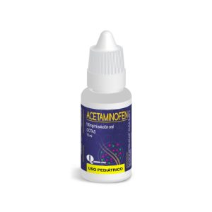 Acetaminofén En Gotas Pediátrico 100mg/ml 15ml Quim-Far