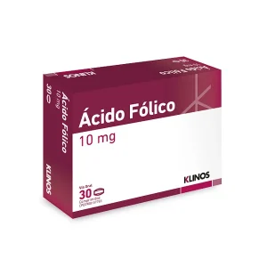Ácido Fólico 10mg x 30 Comprimidos – Klinos
