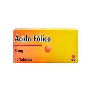 Ácido Fólico 5mg x 10 Tabletas – Meyer