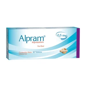 Alpram Alprazolam 0.5mg x 30 Tabletas – Valmorca