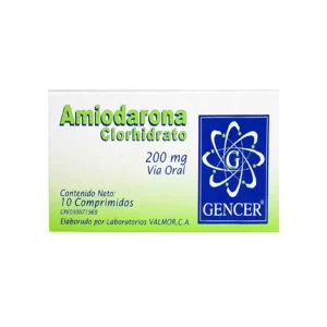 Amiodarona 200mg x 10 Comprimidos – Gencer