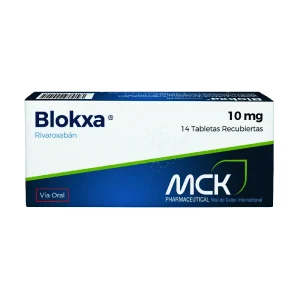 Blokxa Rivaroxaban 10mg x 14 Tabletas – Mck