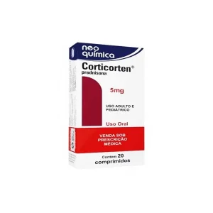 Corticorten Prednisona 20mg x 20 Comprimidos – Neo Quimica