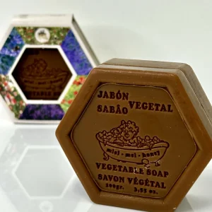 Jabon vegetal hexagonal de propoleos (100gr)