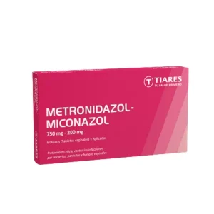 Metronidazol + Miconazol 750mg/200mg x 6 Óvulos – Tiares